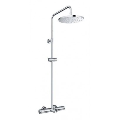 Vòi sen cây nhiệt độ TOTO TBW11440V bát tròn 252mm liền khối