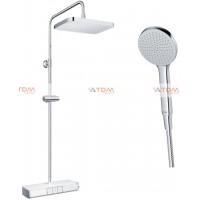 Vòi Sen Cây TOTO TBW12400V/TBW09000V Nhiệt Độ Bát Vuông Phím Đàn