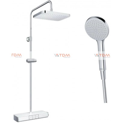 Vòi Sen Cây TOTO TBW12400V/TBW09000V Nhiệt Độ Bát Vuông Phím Đàn Vòi sen cây TOTO TBW12400V/TBW09000V nhiệt độ tự động bát vuông phím đàn