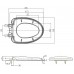 Nắp bồn cầu TOTO TC385VS (T3) rơi êm CS300 CS320 CS325 CS735 CS302 CS326