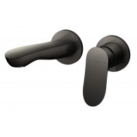 Vòi Lavabo TOTO TLG01310BB#MBL Nóng Lạnh Gắn Tường Màu Đen Mờ