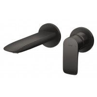 Vòi Lavabo TOTO TLG04309BB#MBL Nóng Lạnh Gắn Tường Màu Đen Mờ