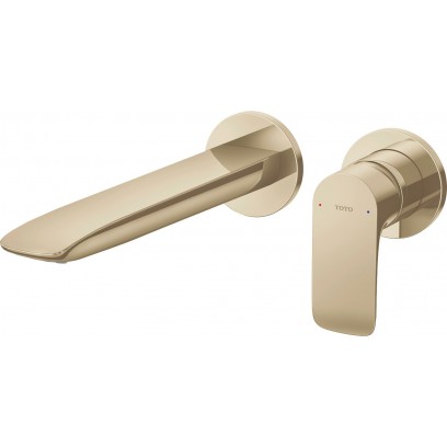 Vòi Lavabo TOTO TLG04310BB#BFG Nóng Lạnh Gắn Tường Màu Vàng Pháp Mờ - Tuấn Đức