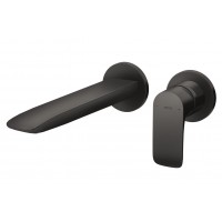 Vòi Lavabo TOTO TLG04310BB#MBL Nóng Lạnh Gắn Tường Màu Đen Mờ