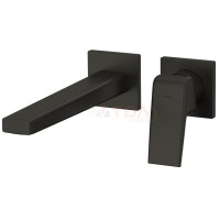 Vòi Lavabo TOTO TLG10308BB#MBL Nóng Lạnh Gắn Tường Màu Đen Mờ