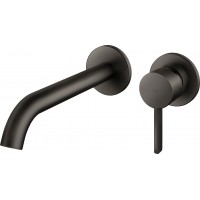 Vòi Lavabo TOTO TLG11308BA#MBL Nóng Lạnh Gắn Tường Màu Đen Mờ