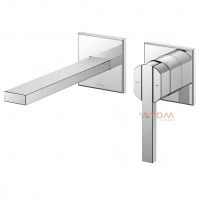 Vòi Lavabo TOTO TLG153G0A+TLN123G0A Nóng Lạnh Gắn Tường