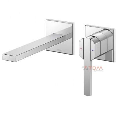 Vòi Lavabo TOTO TLG153G0A+TLN123G0A Nóng Lạnh Gắn Tường - Tuấn Đức