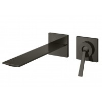 Vòi Lavabo TOTO TLP02310BA#MBL Nóng Lạnh Gắn Tường Màu Đen Mờ