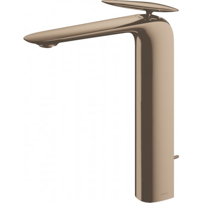 Vòi chậu rửa mặt lavabo TOTO TLP03301A1#BRG nóng lạnh cổ cao vàng hồng Vòi chậu rửa mặt lavabo TOTO TLP03301A1#BRG nóng lạnh cổ cao vàng hồng