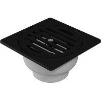 Phểu Thoát Sàn TOTO TX1DB#MB Màu Đen Mờ 115x115mm Ø60