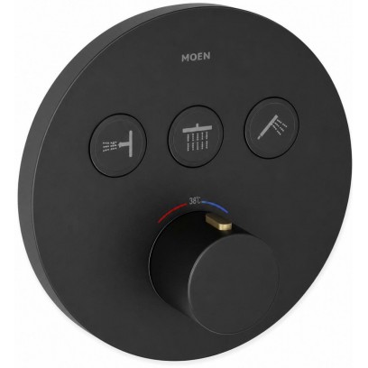 Van Điều Chỉnh Nhiệt Độ Âm Tường Moen UHT73343BL Màu Đen - Tuấn Đức