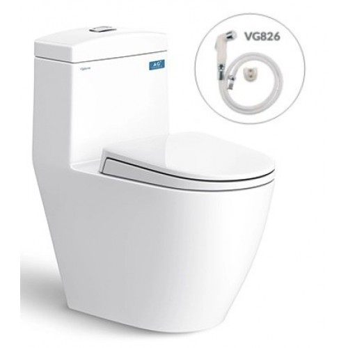 Bồn cầu Viglacera V199 VG826 - Xí bệt bàn cầu vệ sinh 1 khối - Tuấn Đức