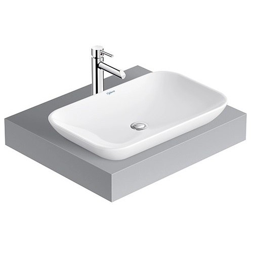 Chậu rửa mặt lavabo Viglacera V28 đặt bàn đá - Tuấn Đức