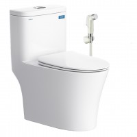 [HÀNG TRƯNG BÀY] Bồn Cầu Viglacera V63 Nắp Êm V687 1 Khối