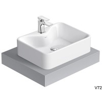 Chậu Rửa Lavabo Đặt Bàn Viglacera V72