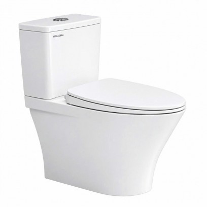 Bồn Cầu Viglacera V735N 2 Khối Nắp Êm - Tuấn Đức
