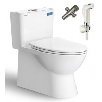 Bồn Cầu Viglacera V808 Nắp V39 1 Khối Nano Titan + VG826 + VG853