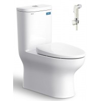 Bồn Cầu Viglacera V848 Xả Xoáy Nắp V39 + Xịt VG826