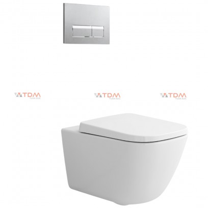 Bồn Cầu Viglacera V901 Treo Tường - Tuấn Đức