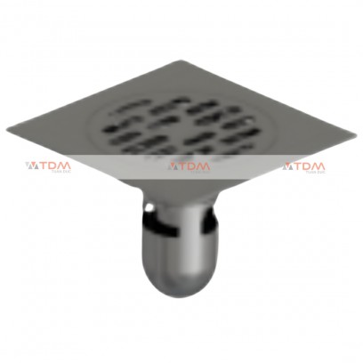 Thoát Sàn Viglacera VD-10TB6 Mặt Tròn Hở 100x100mm (Ø60, (Ø76)