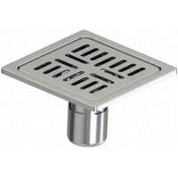 Thoát Sàn Viglacera VD-12VDA6 Mặt Vuông Hở 120x120mm (Ø60, (Ø76)