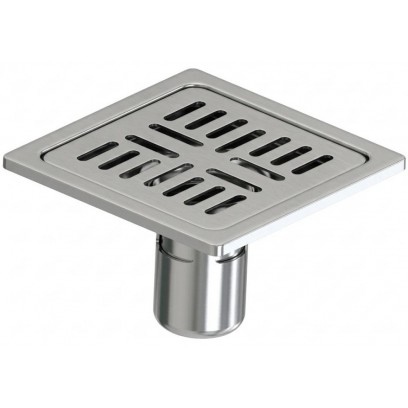 Thoát Sàn Viglacera VD-12VDA6 Mặt Vuông Hở 120x120mm (Ø60, (Ø76)