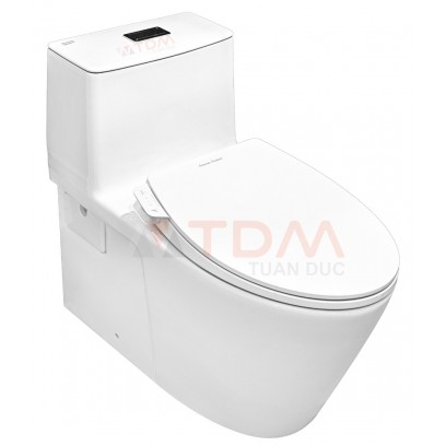 Bồn Cầu 1 Khối American Standard VF-1808TSW (VF1808TSW) Nắp Cơ M4A839 (TDM)