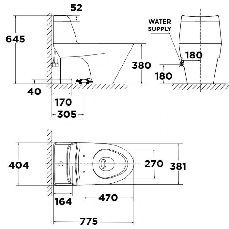 Bồn Cầu American Standard VF-2010PL Nắp Rửa Điện Tử - Tuấn Đức