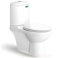 Bồn Cầu Viglacera VI107 2 Khối Nắp êm