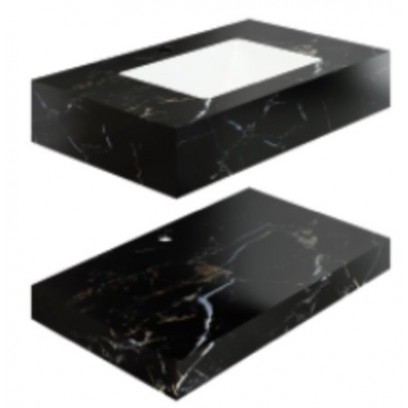 Chậu rửa mặt đá 2 tầng Viglacera SC-VI12-9GP01 lavabo âm bàn đen vân Đá Chậu rửa mặt đá 2 tầng Viglacera SC-VI12-9GP01 lavabo âm bàn đen vân Đá