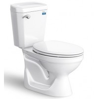 Bồn Cầu Viglacera VI44 2 Khối Nắp Thường ( Hà Nội)