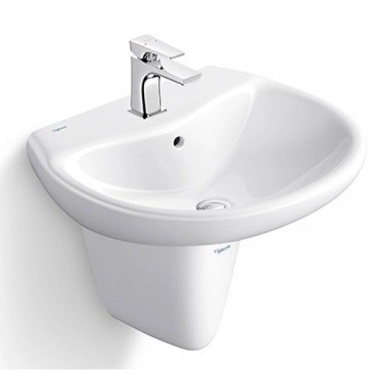 Chậu Rửa Lavabo Viglacera VI5 Chân Treo