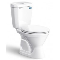 Bồn Cầu Viglacera VI66 2 Khối Nắp êm V1102E