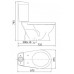 Bồn Cầu Viglacera VI77 2 Khối Nắp Thường Kèm Lavabo VTL2 Bồn Cầu Vệ Sinh