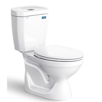 Bồn Cầu Viglacera VI88 2 Khối Xả Nhấn Nắp Êm V1102E
