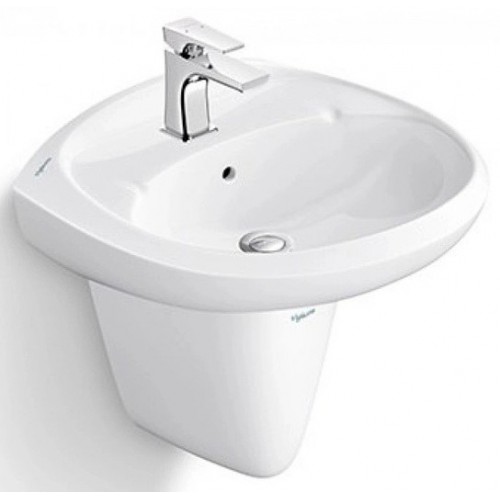Chậu rửa mặt lavabo Viglacera VTL2/BS503 (BS401) treo tường chân ngắn