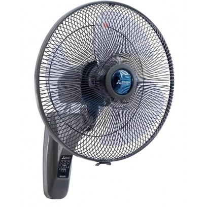 Quạt treo tường Mitsubishi Electric W16-RA CY-GY xám đậm có điều khiển từ xa