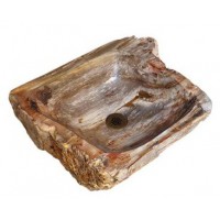 Chậu Lavabo Gỗ Hóa Thạch Kanly WDM04i Đặt Bàn 400x150 mm