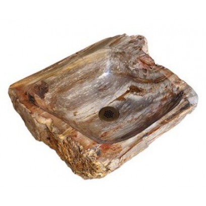 Chậu Lavabo Gỗ Hóa Thạch Kanly WDM04i Đặt Bàn 400x150 mm
