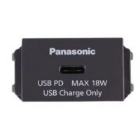 Ổ Cắm USB Panasonic WEF412417H-VN Dòng Wide Màu Đen