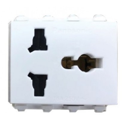 Ổ Cắm Đa Năng Panasonic WEI1171SW-VN Dòng Wide Có Màn Che