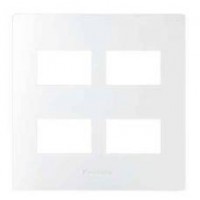 Mặt Công Tắc Panasonic WEV68040MW Dòng Wide 4 Thiết Bị