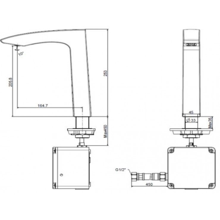 Vòi Lavabo American Standard WF-8507 Cảm Ứng Vòi Rửa Cảm Ứng