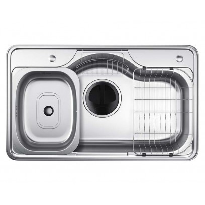 Chậu rửa chén bát Đại Thành Wonang WKJ08551 1 hộc inox 304 850x515mm