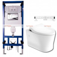 Bồn Cầu American Standard WP-2265/WP-7SR1/VP-G3004A/VPTL-3815 Treo Tường Nắp Rửa Điện Tử