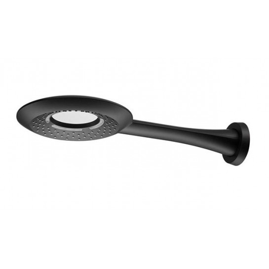Bát Sen Mưa Gắn Tường Cotto Z24#BL Đèn Led Màu Đen