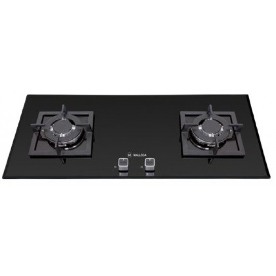 Bếp Gas Malloca AS 9502B Mặt Kính 2 Bếp