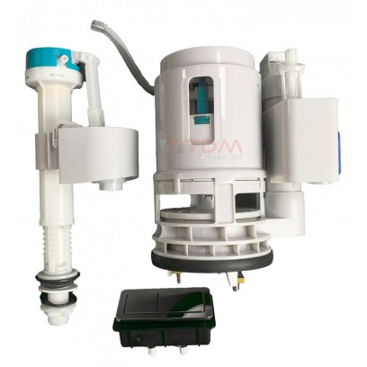 Bộ Xả Bồn Cầu American Standard M12314 (VF-1808 VF-1808T VF-1808ET) Xả Nhấn 1 Khối Bộ xả bồn cầu American Standard M12314 thay VF-1808 VF-1808T VF-1808ET xả nhấn 1 khối