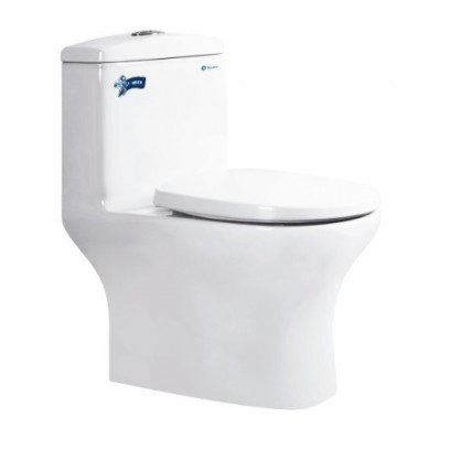 Bồn Cầu Thiên Thanh River CK 69 Toilet 1 Khối Xả Nhấn